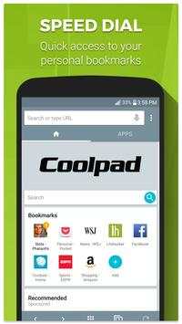Coolpad Browser screenshot 1