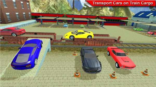 Crazy Train Car Cargo Duty Driver 3D Sim Game screenshot 1