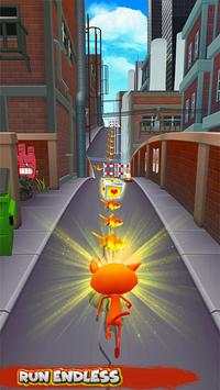 Cat Run Surfer 3D: Surfing Game screenshot 1