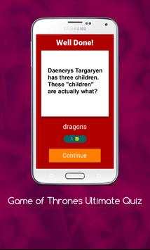 Quiz for Game of Thrones Bonus screenshot 2
