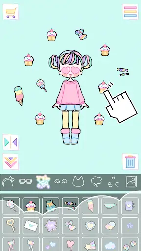 Pastel Girl : Game Berdandan screenshot 3