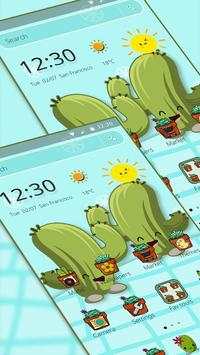 Cute Cartoon Cactus Theme🌟 screenshot 3
