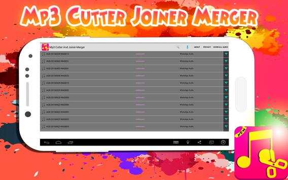 Mp3 Cutter And Joiner-Merger screenshot 3