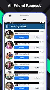 Multi Account For Fb Lite - Chat Messenger Lite screenshot 5