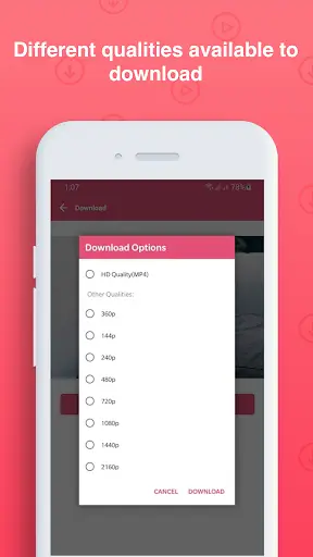 HD Video Downloader स्क्रीनशॉट 5