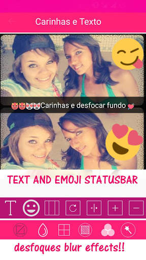 Insta❤Square Carinhas e Texto em fotos tipo Snap screenshot 4