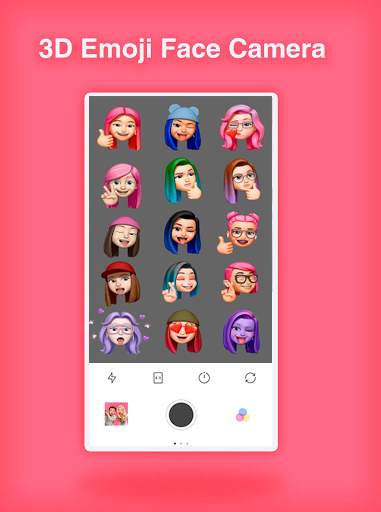 3D Emoji Face Camera - Snap Emoji Head Stickers screenshot 8