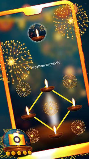 Diwali Fireworks Launcher Theme screenshot 4