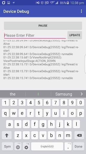 Device Debug screenshot 5