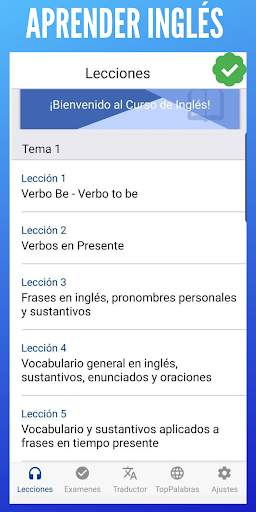 Aprender Inglés Gratis! 2 تصوير الشاشة