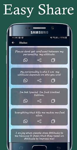 Attitude status for WhatsApp 2020 screenshot 6