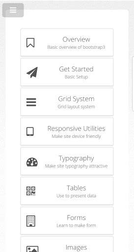 Bootstrap Tutorials Offline screenshot 3