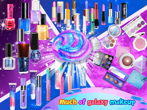 Glitter Galaxy Makeup Slime - Slime Simulator screenshot 2