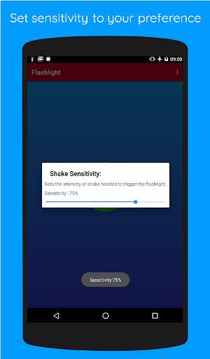 Flashlight (with Shake) screenshot 3