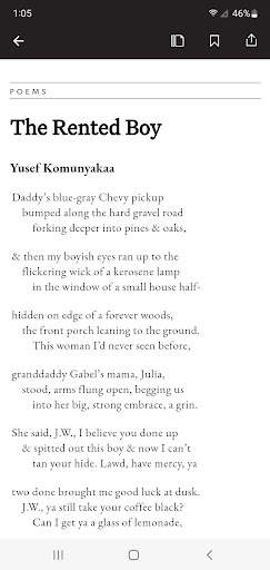 Poetry Magazine screenshot 3