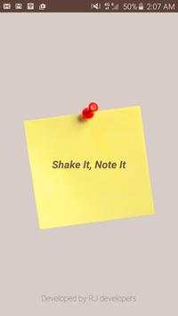 Shaky Notes- Shake it Note it screenshot 1