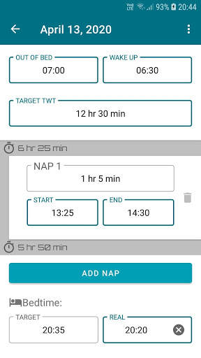 Good nApp - baby sleep log screenshot 2