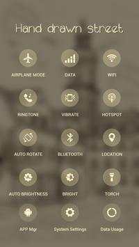Hand Drawn Street APUS Launcher theme screenshot 3