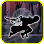 Samurai Shadow Run &amp; Fight 2 icon