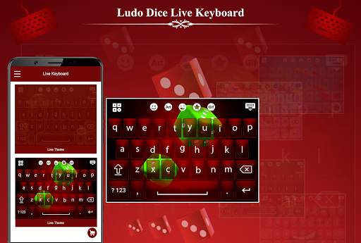 Ludo Dice Live Keyboard - Ludo Keyboard screenshot 1