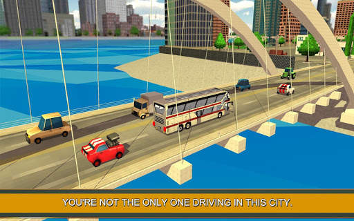 Pelatih Bus Simulator Craft screenshot 1