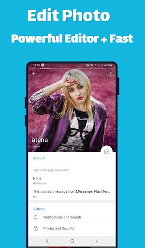 Plus Messenger : Unofficial telegram Messenger screenshot 2
