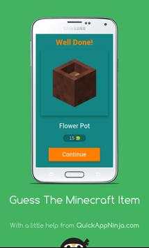 Guess The Minecraft Item screenshot 2