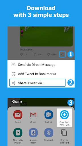 Download Twitter Videos - GIF screenshot 3