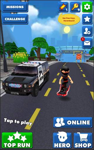 Subway Ninja Run:Surfer in the screenshot 2