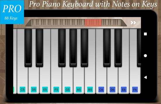 Piano Keyboard with Notes screenshot 5