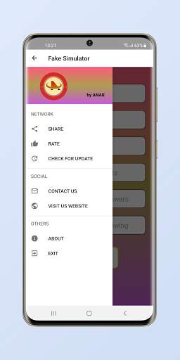 Fake Simulator - Social Media screenshot 3