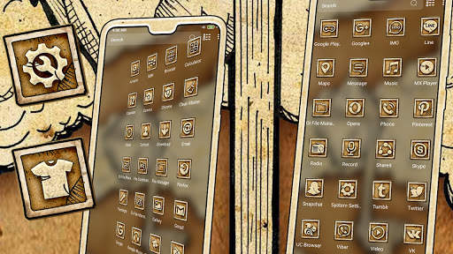 Mountain Sketch Launcher Theme screenshot 2