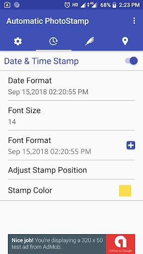 Automatic PhotoStamp screenshot 2