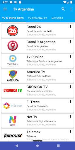 Tv Argentina Live 1 تصوير الشاشة