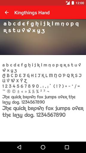 Gothic Fonts for FlipFont screenshot 4
