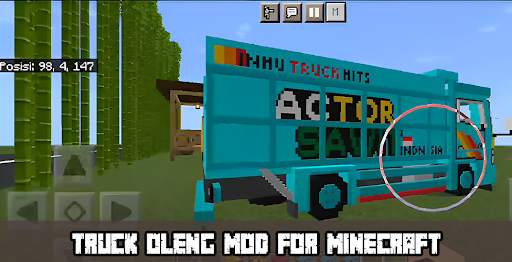 Truck Oleng Mod in Minecraft screenshot 2