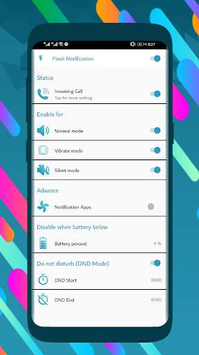 Flash Alert - Flash on call and sms - Flashlight screenshot 3