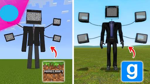 TVMan MOD Minecraft Skibidi screenshot 4