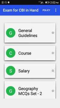 Exam for CBI in hand screenshot 6
