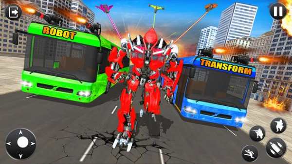 Ultimate Bus Transform Robot screenshot 2