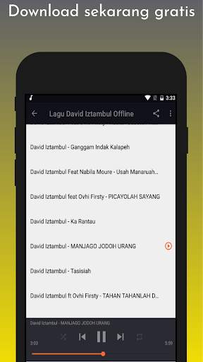 Lagu David Iztambul Offline screenshot 7