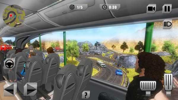Offroad Bus Simulator 2017:Tourist Coach Bus Drive screenshot 9