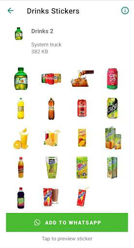 Drinks Stickers for WhatsApp screenshot 2
