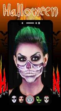 Halloween Makeup Camera Editor screenshot 2