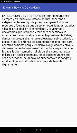 Himno Nacional De Honduras screenshot 7