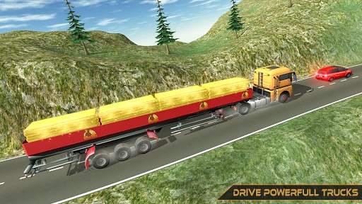 Uphill Gold Transport Truck Driver 2019 screenshot 11