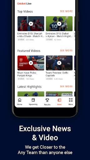 Cricket live score - My cricket score screenshot 2