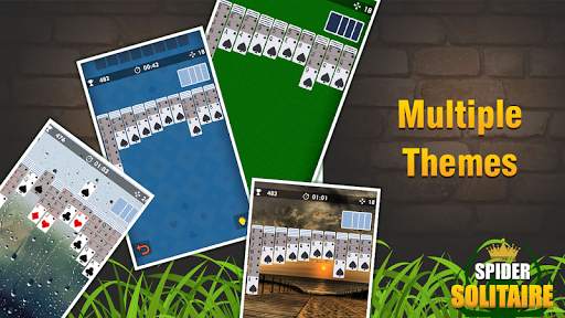 spider solitaire card games for free screenshot 1