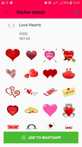 Romantic Love Sticker for WA screenshot 2