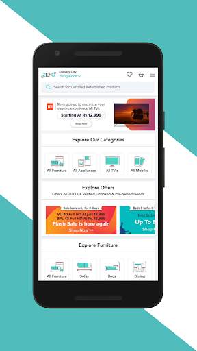 Zefo - Refurbished Furniture, TVs, & Appliances screenshot 2